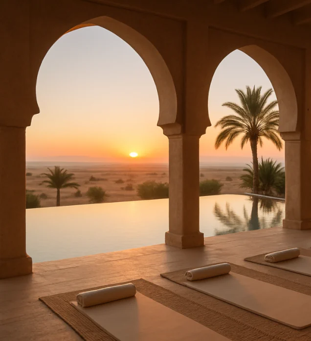 Pilates Retreat in Marrakesch mit täglicher Pilates-Praxis, Entspannung und marokkanischem Ambiente